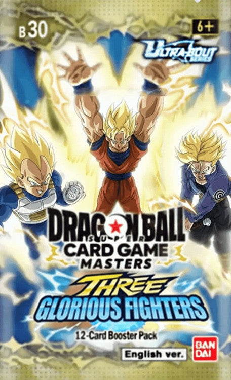 Dragon Ball Super Card Game - Three Glorious Fighters B30 Packs