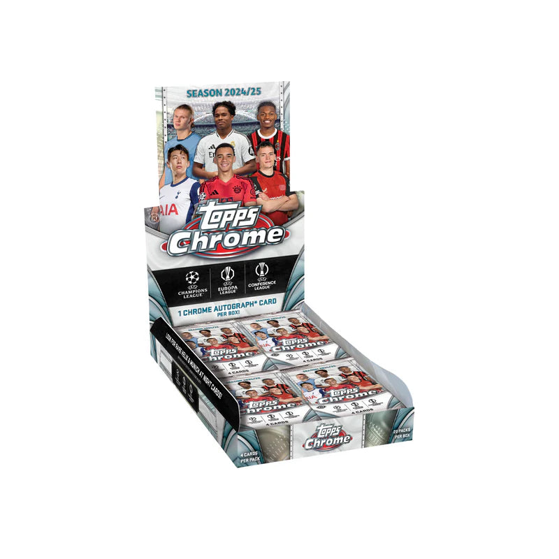 Topps - Chrome UEFA Club Competitions 2024/25 - Hobby Box