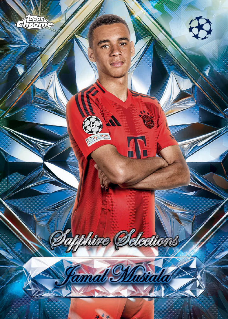 2024/25 Topps Chrome® Sapphire UEFA Club Competitions - Hobby Box