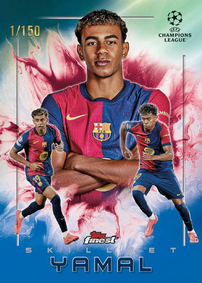 2024/25 Topps Finest UEFA Club Competitions - Hobby Box - Sealed Case