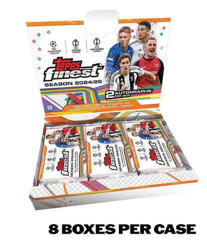 2024/25 Topps Finest UEFA Club Competitions - Hobby Box - Sealed Case