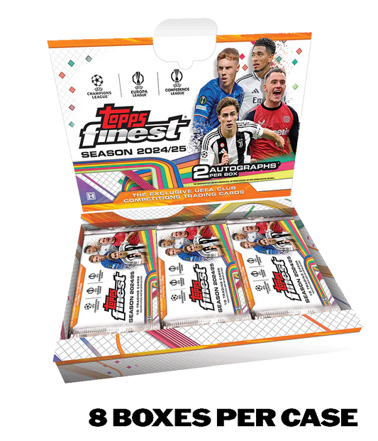 2024/25 Topps Finest UEFA Club Competitions - Hobby Box - Sealed Case
